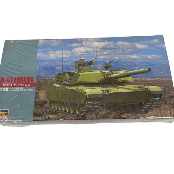 Hasegawa Hobby Kits, M-1E1 Abrams, U.S. Army Battle Tank, 1:72 Scale, NIB - Picture 3 of 5